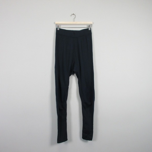 Smartwool Intraknit 200 Base Layer Tights Pants Men L Blue Wool Running 338 - Picture 1 of 11